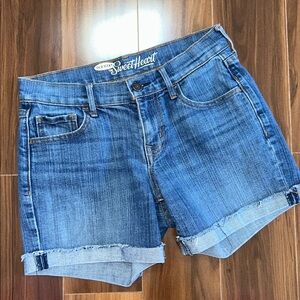 Size 0 Old Navy Sweet Heart denim Jean shorts